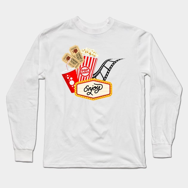 ENJOY Long Sleeve T-Shirt by irvtolles